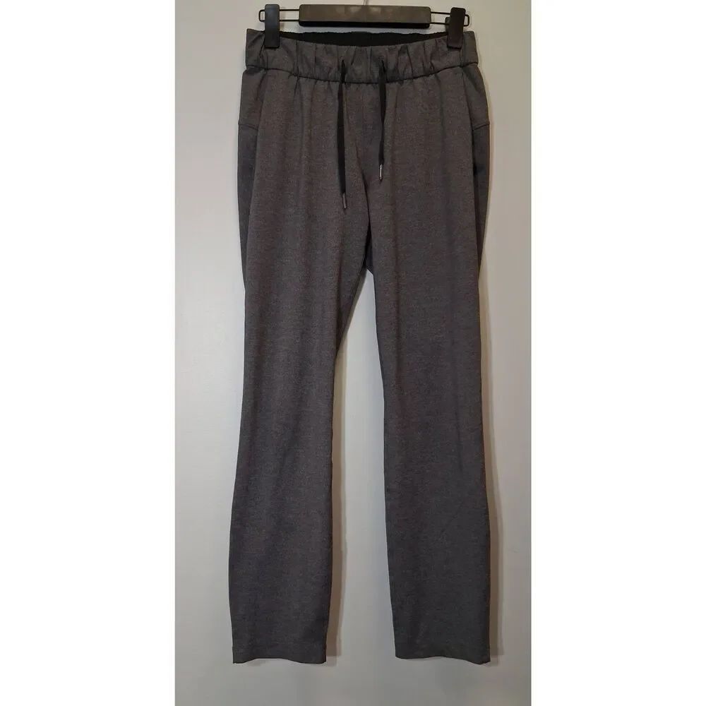 Lululemon womens small on the fly gray pants running gym Activewear